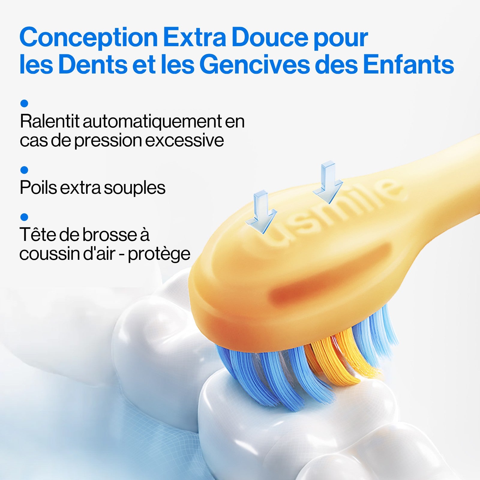 Tête de rechange pour brosse à dents électrique pour enfants Q10