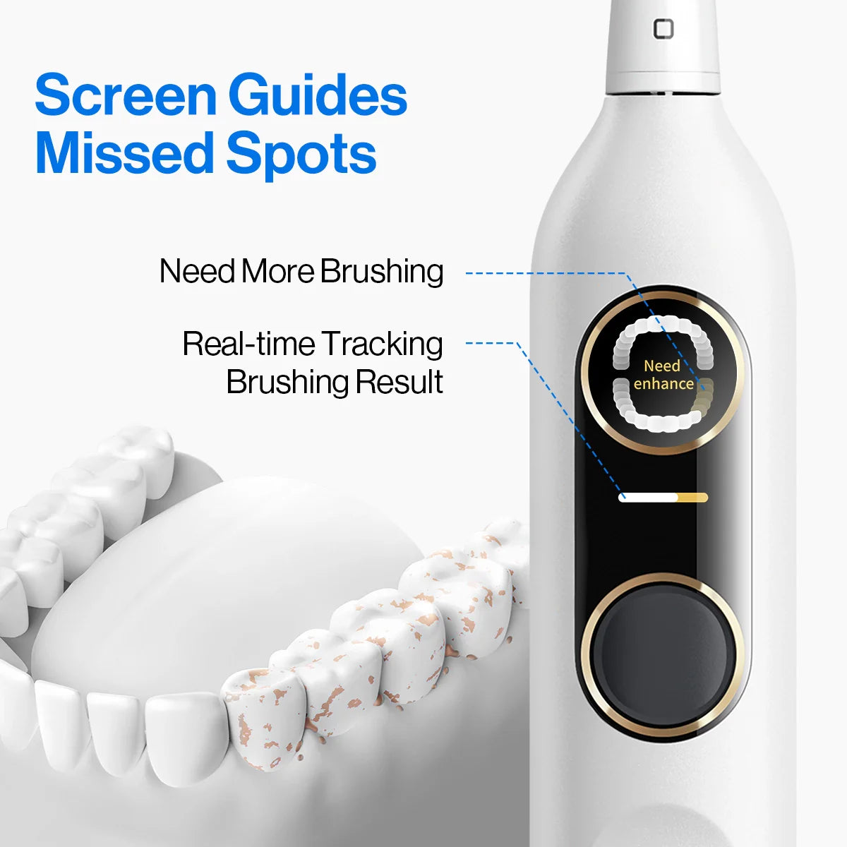 usmile Y10 PRO Brosse à dents électrique avec guidage des zones oubliées