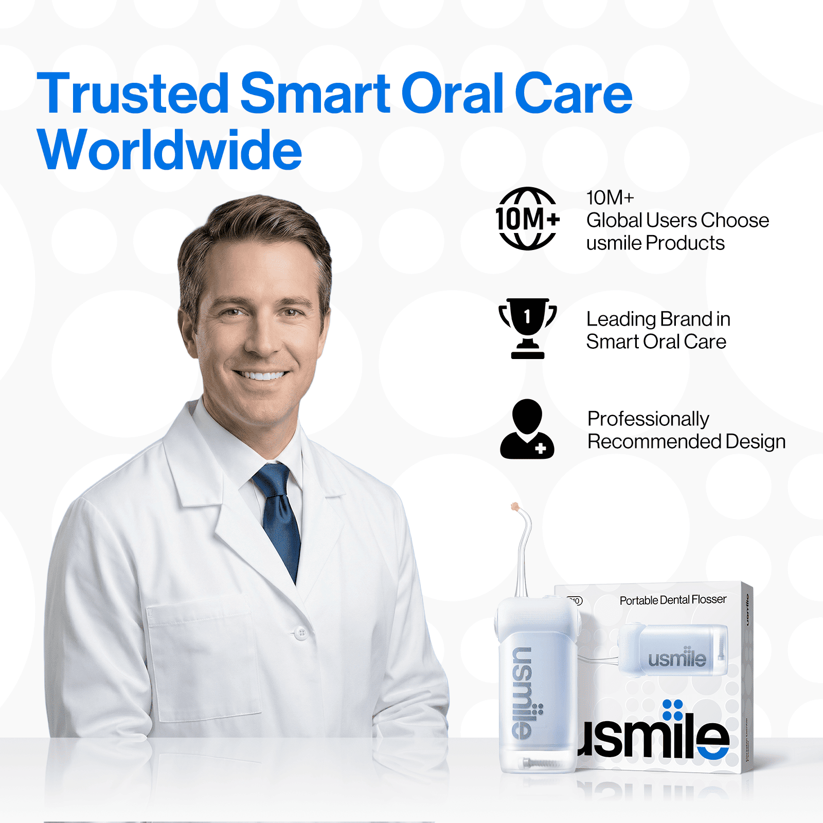 usmile C10 hydropulseur dentaire portable